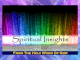 Studies In Spiritual Insights From The Holy Word Of God